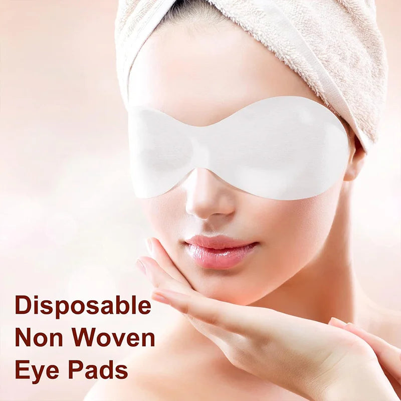 100pcs/bag Disposable Eye Mask Paper Ultrathin Natural Cotton Eye Care