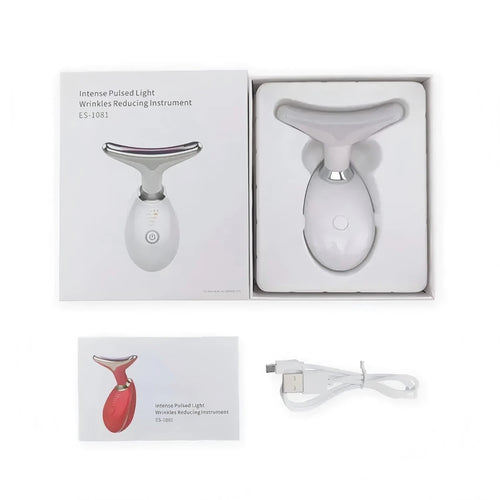 Facial Massager Red Light Beauty Device for Face and Neck Face