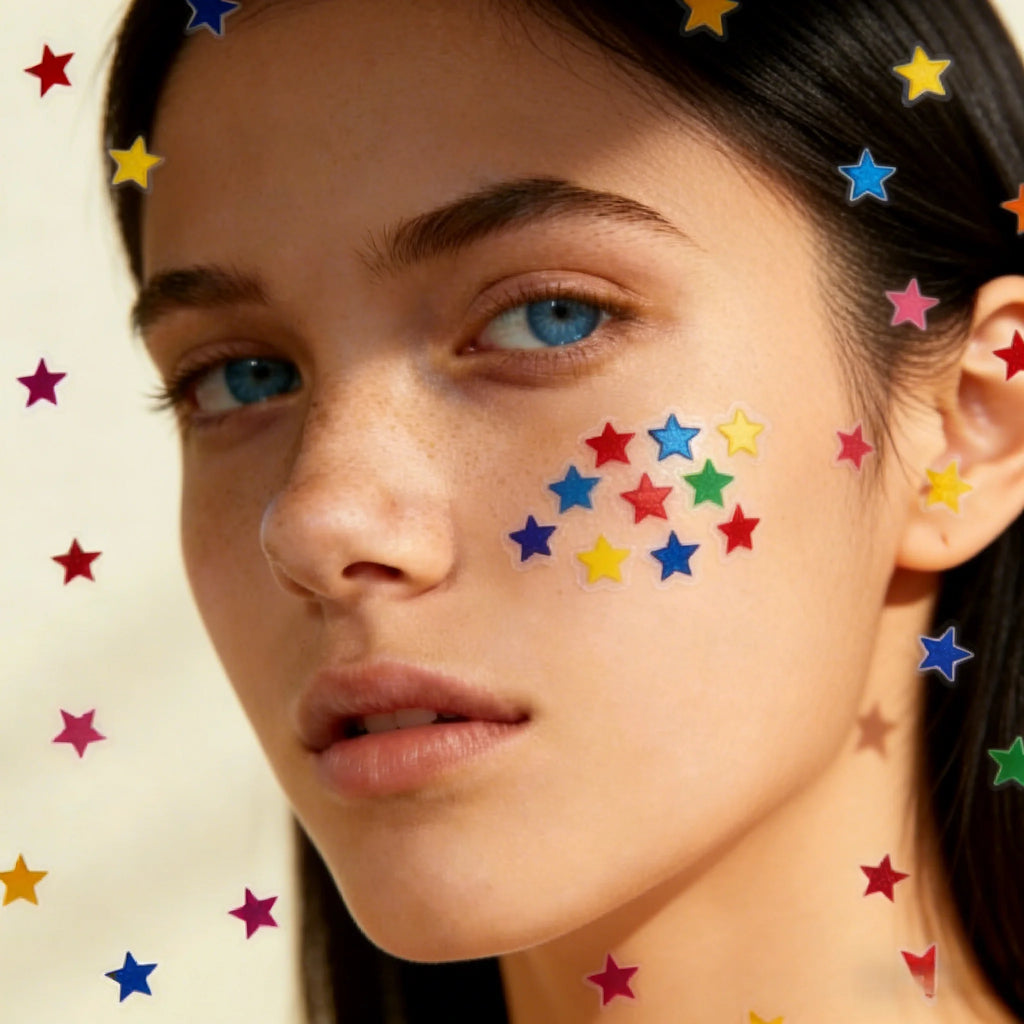 280pieces of multi-color star acne patches, facial acne patches,
