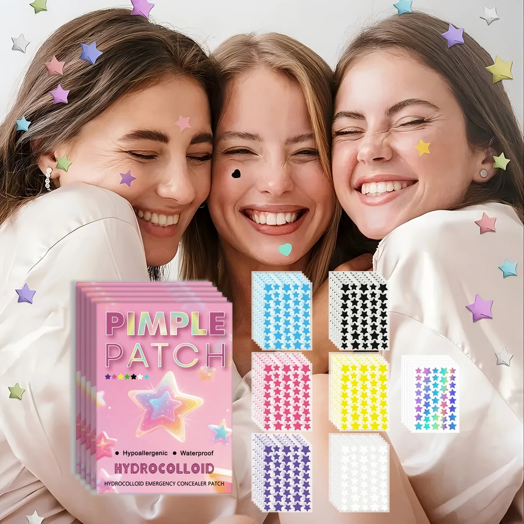 280pieces of multi-color star acne patches, facial acne patches,