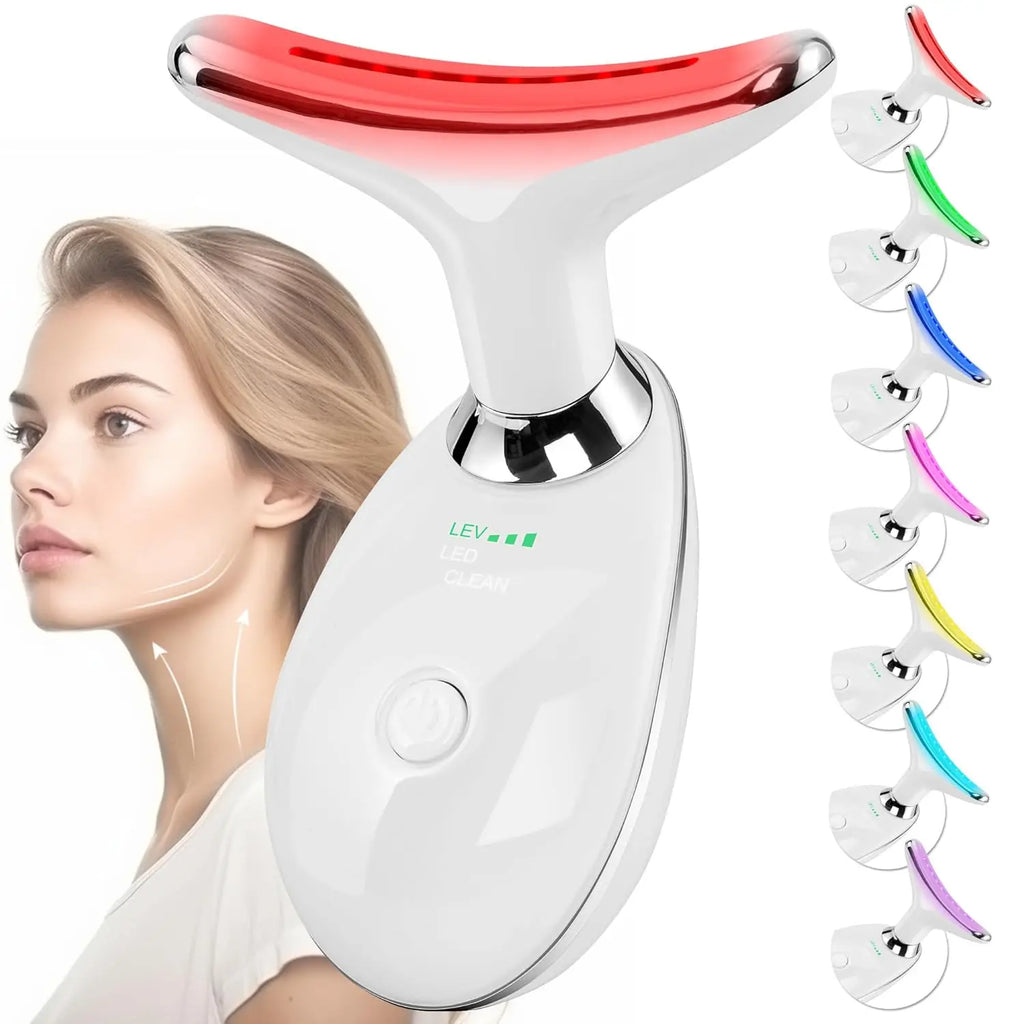 Facial Massager Red Light Beauty Device for Face and Neck Face