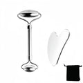 Stainless Steel Gua Sha Scraping Massage Roller - Facial & Body Beauty