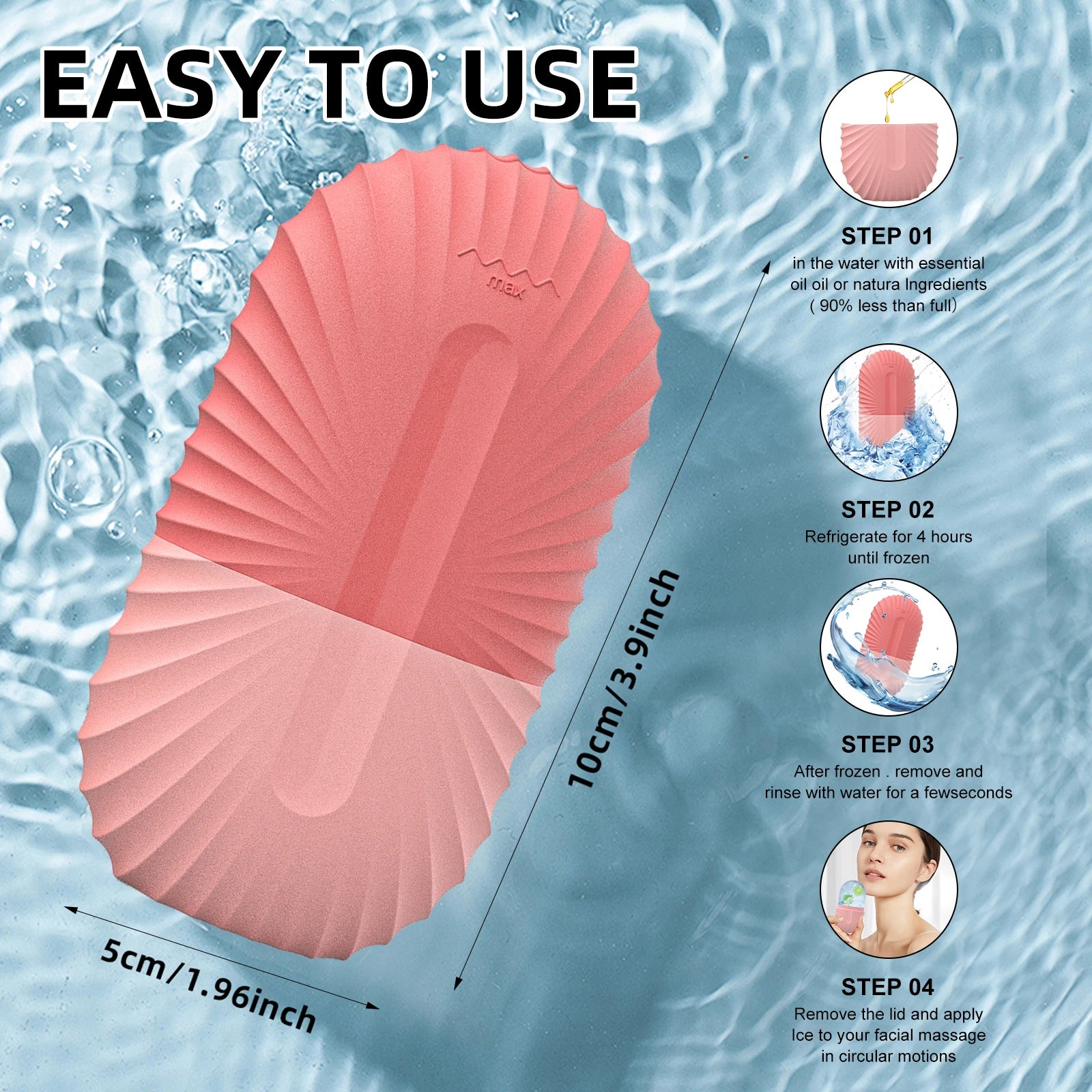 1pc silicone face ice cube mold for Beauty and Skin Care silicon face