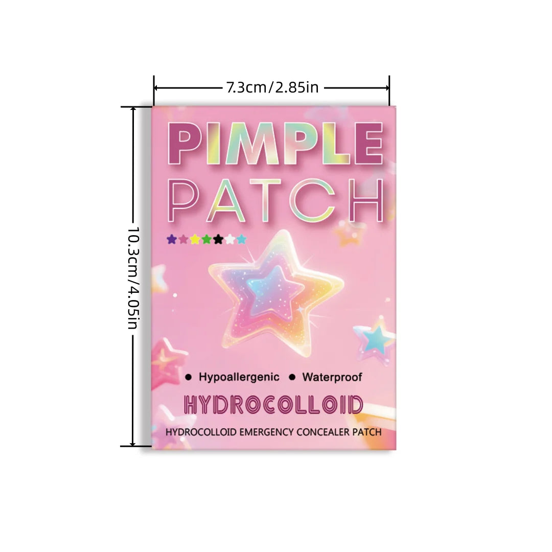280pieces of multi-color star acne patches, facial acne patches,