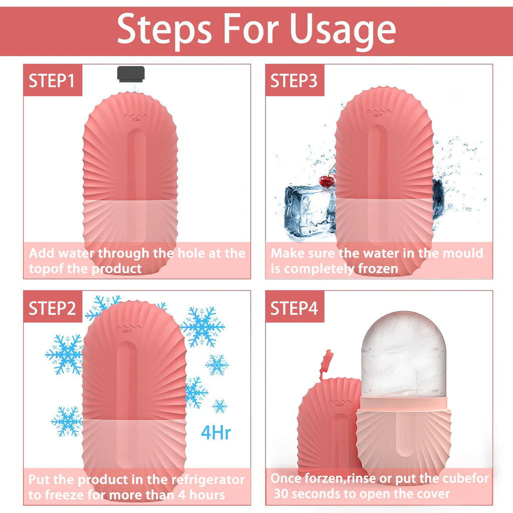1pc silicone face ice cube mold for Beauty and Skin Care silicon face