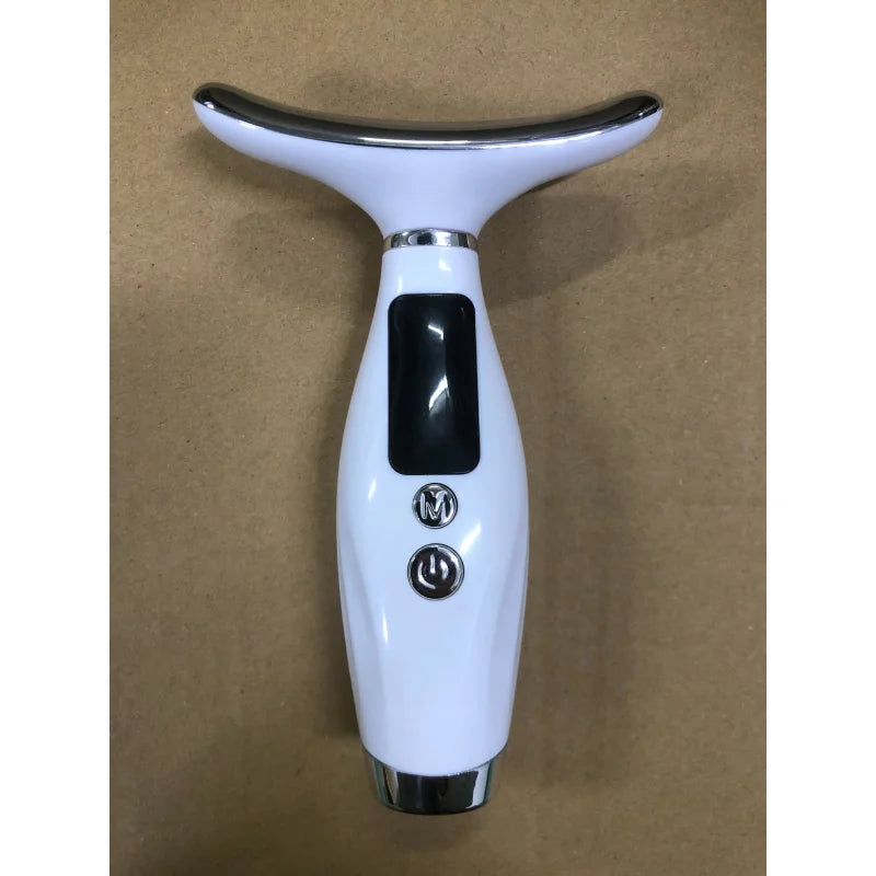 Portable 7 Colors LED Light Therapy Face Neck Massager 3 Gears