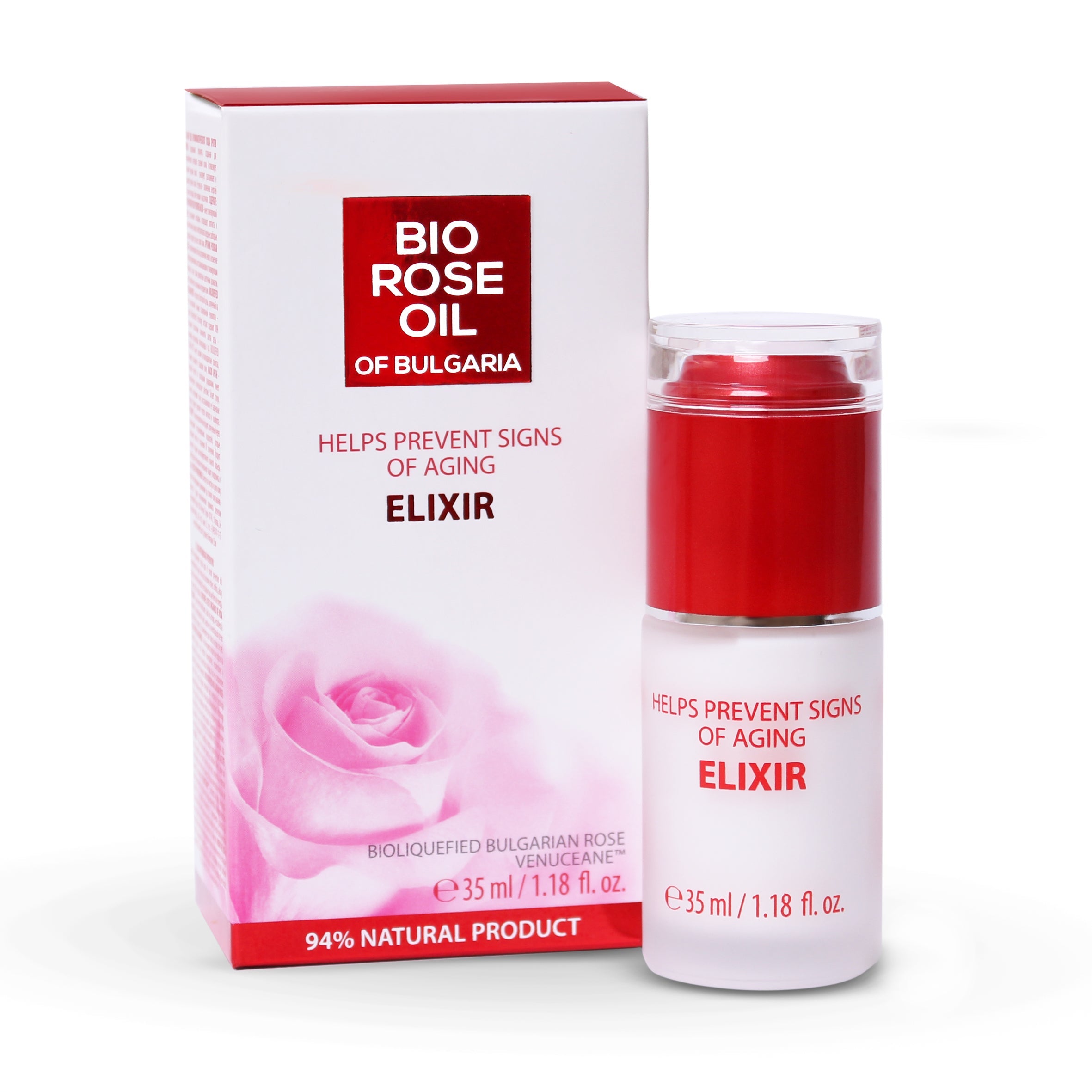 Anti-ageing elixir for wrinkle prevention Bio Rose Oil of Bulgaria